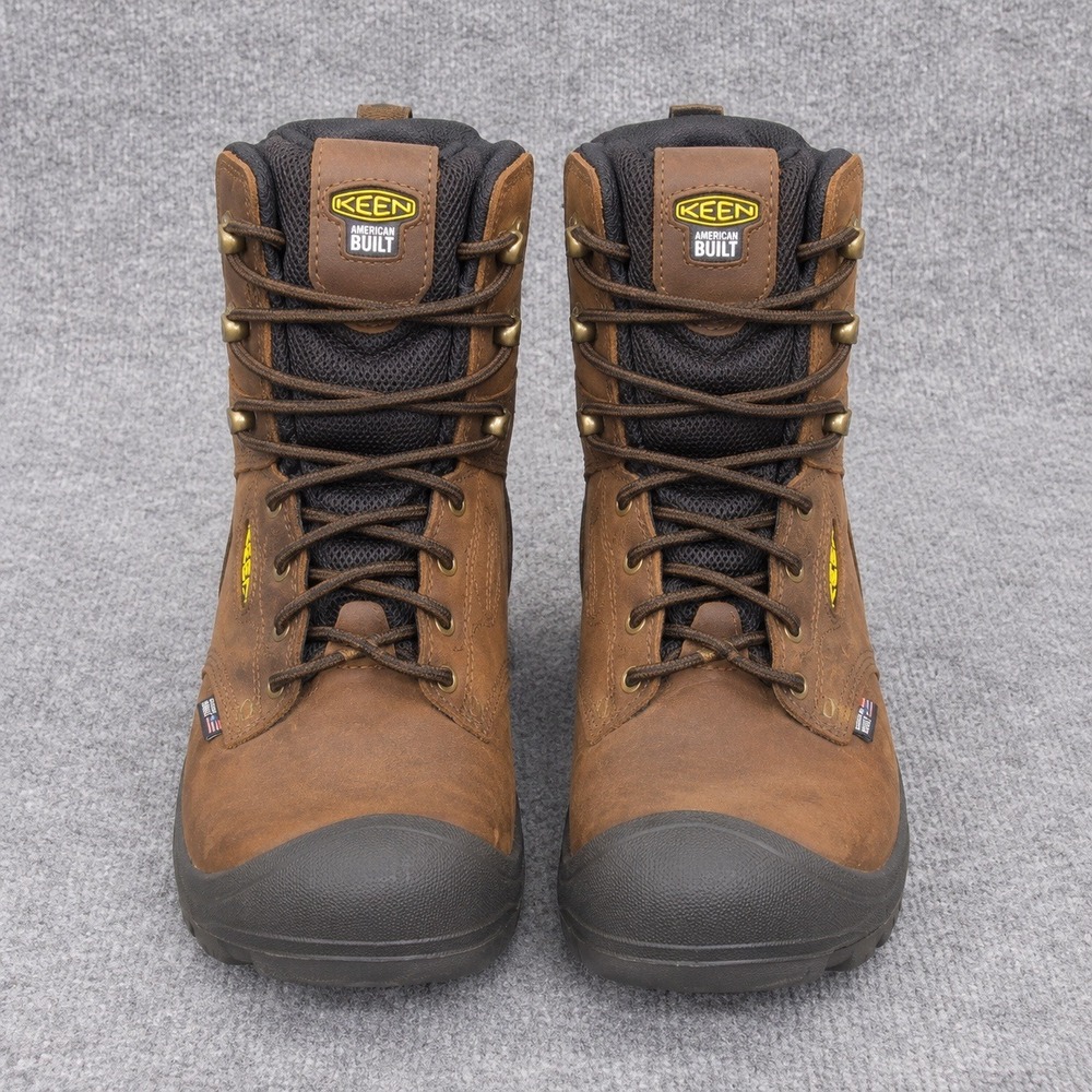 Keen Utility Independence Work Boots Mens 10D Dark Earth Carbon Toe Waterproof